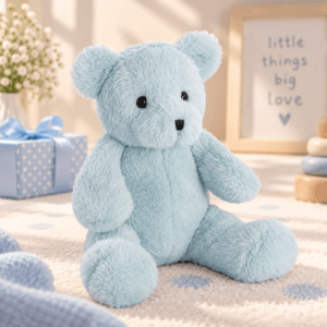 Soft blue Teddy Time Quality Plush (20cm)