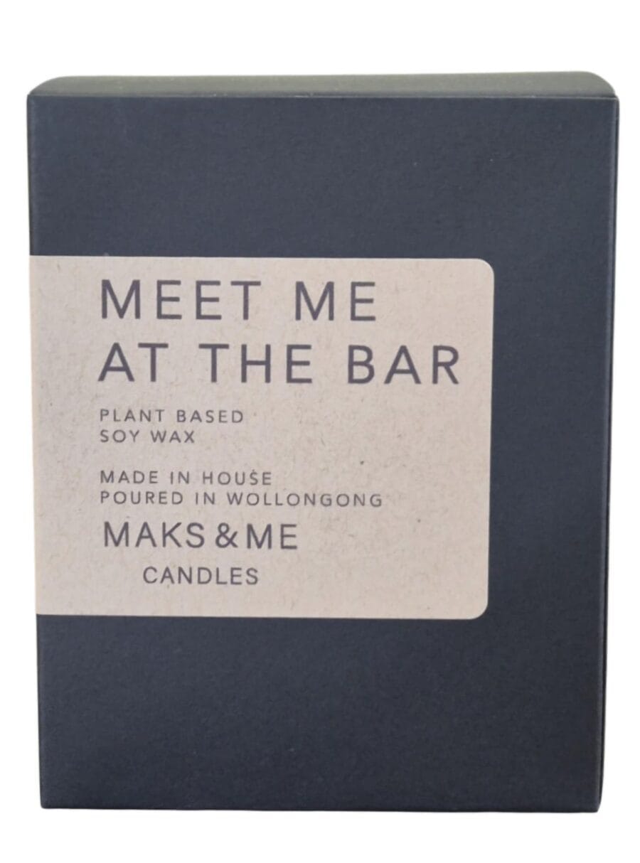 Maks & Me Candles - MEET ME AT THE BAR