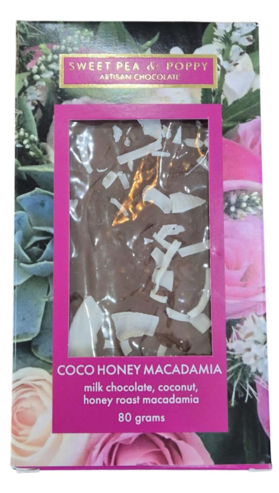 Sweet Pea & Poppy - Milk Chocolate (COCO HONEY MACADAMIA)