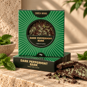 Chocamama – Dark Peppermint Bark