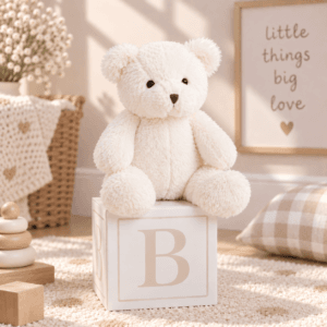 White Teddy Time Quality Plush (20cm)